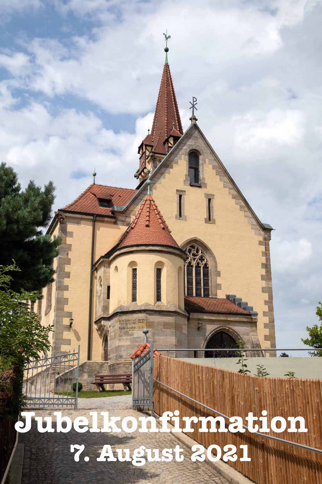 Einladung zur Jubelkonfirmation am 7. August 2021