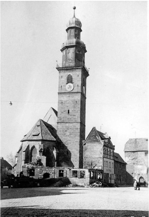 Gottesdienst in der Johanniskirche zum Ende des Krieges