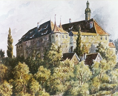 Schloss Schönberg Zeichnung