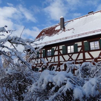 Pfarrhaus Im Winter